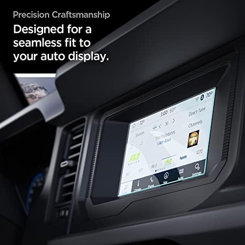 Spigen kaljeno staklo Zaštita ekrana [GlasTR Slim] dizajniran za Ford Bronco 12 Instrument Tabla ekran osetljiv na dodir-Mat / Anti