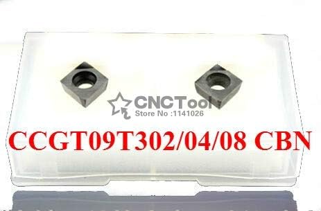 FINCOS 2kom CCGT09T302 / CCGT09T304 / CCGT09T308 CBN umetaka, CNC CBN dijamant umetak za strug alata umetaka za SCLCR - : CCGT09T302)