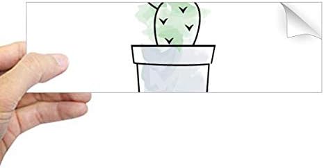 Diathinker kaktus sukulisanja u obliku posuda za vodu za vodu u obliku biljke za pravac naljepnica naljepnica za notebook naljepnica