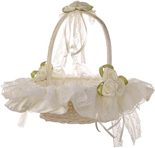 Valiclud korpa za cvijeće za vjenčanje čipkasta korpa za mladenke za svadbenu ceremoniju dekoracija za zabavu