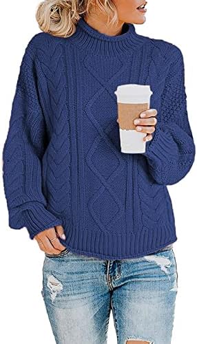 QFVZHY Ženska zimska moda 2022 casual dugih rukava Chunky Turtleneck Plint džemper jesenski džemper odijelo
