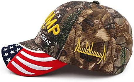 Trump 2024 šešir Donald Trump šešir 2024 drži Ameriku veliki šešir MAGA Camo vezena Podesiva bejzbol kapa