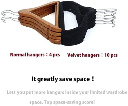 Vješalice sa kravatom, 10-pakovanje vitkih vješalica za uštedu prostora, vješalice za neklizajuće ormariće, okretni ručni vješalice