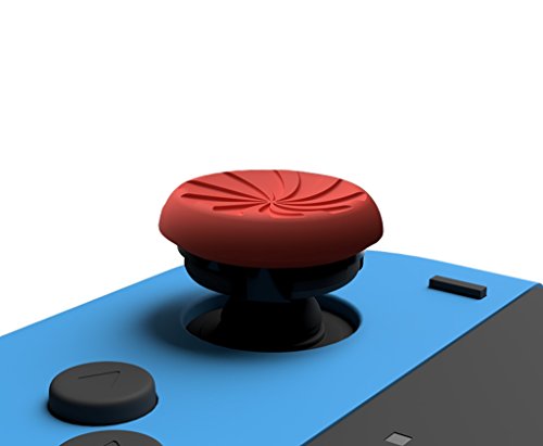 Kontrolfreek Turbo Grips za Nintendo prekidač Joy-Con | Pamljivi performansi | 2 visokog izraza konkavne | Crveno / plavo