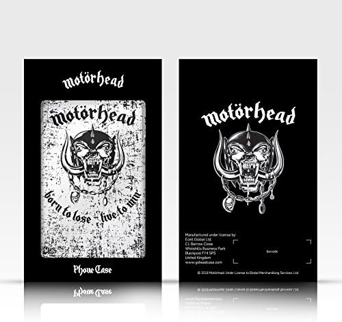 Dizajn kućišta za glavu zvanično licencirani Motorhead Motorizer album pokriva poklopac kućišta kožne knjige kompatibilan sa Samsung