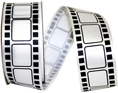 Relisting Ribbon 0918-982-09J Filmska filmska vrpca, 1-3 / 8 inčni x 25 mliki, bijeli / crni