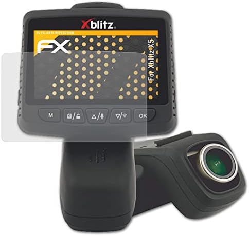 ATFOLIX zaštitnik ekrana kompatibilan sa Xblitz X5 Zaštitni film za zaštitu ekrana, protiv reflektirajućeg i udarnog FX zaštitnog