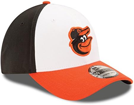 New Era Baltimore Orioles Team Classic 39thirty bijeli / narandžasti flex Fit šešir / kapa srednji / veliki