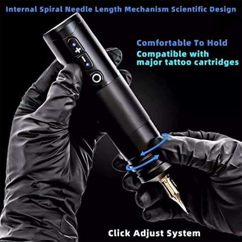 DNATS prijenosni Tattoo Pen stroj snažan Coreless Motor 2400 MAh litijumska baterija za umjetnika tijelo