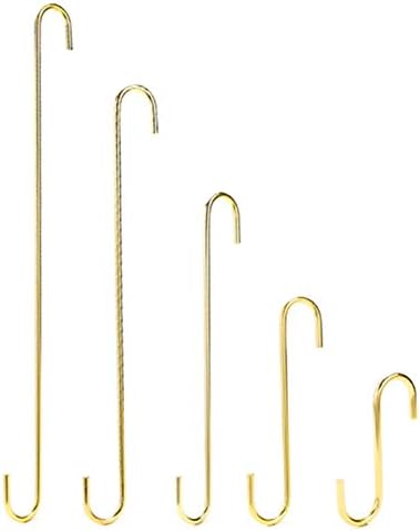 Guangming - Metalne kuke sa oblikovanim rukama, kuke za vješanje za viseće lonce, posude, čaše, biljke, torbe, traperice, ručnici,