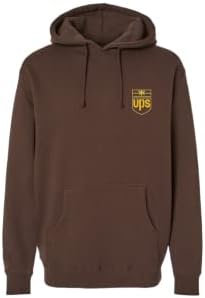 UPS Hoodie United Paket Service Dukserice Hoodie Classic Retro logo Up uniforme Brown