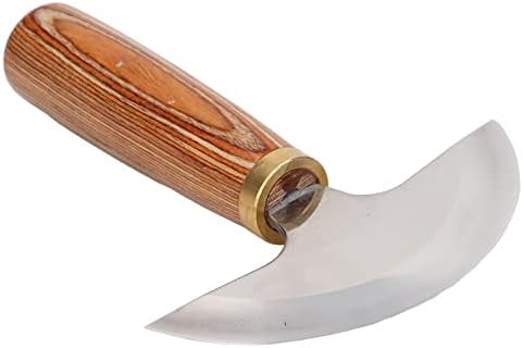 Kožni nož za rezanje Fino poliranje Jednostavna kontrola polukružna kožna kožnica kožna rezač kože sa drva.
