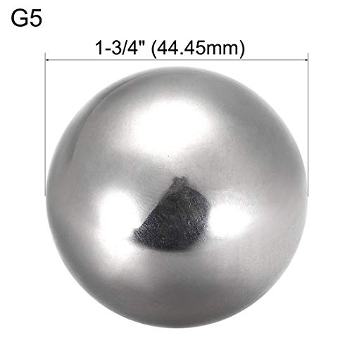 Uxcell preciznost 304 kuglice od nehrđajućeg čelika 1-3 / 4 inčni G5