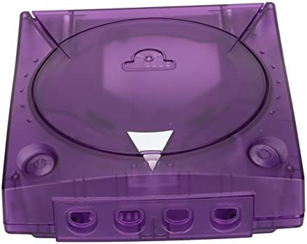 BIZOFFT Prozirna futrola, plastična školjka dobra zamjena prozirna ljubičasta za SEGA Dreamcast DC