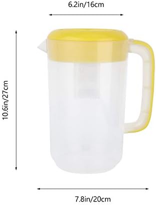 Plastika kućišta Veliki vodeni bacač sa poklopcem, 1 galon / 4L karafe pića vodeni vrč, otporan na gutljač krug poklopca za vruću