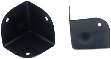 Moj Mironey 1.57 Metalni kutni zaštitni ormarići Crni ormarići zvučnika za zaštitu ivica ivica kućišta Kutni zaštitni zaštitni štitnici