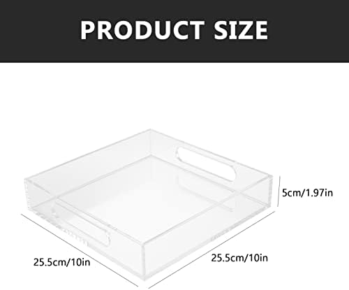 Vanity ladica za toalet spremnik za skladištenje akrilna kupaonica ladica za kupatilo Kupatilo Organizer Clear Parfem Countertop za