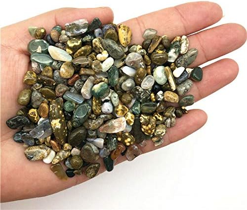 ZYM116 50g 5-8mm prirodni okean jaspis ahat Šljunčani kamen polirani uzorak ljekovito kamenje prirodno kamenje i minerali useljenje