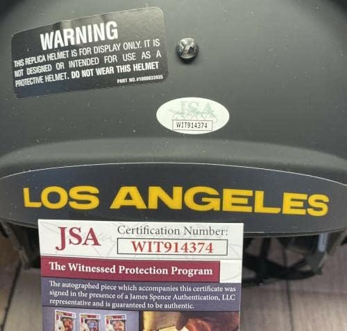 Los Angeles Rams Jalen Ramsey potpisao punu veličinu Eclipse Replica Helmet3 JSA COA-autograme NFL kacige