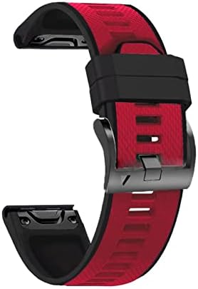 Mopz 26 22mm Brzo fit Logačica za Garmin Fenix ​​6x 6 Pro 5x 5 Plus 3 HR Enduro 935 Silikonski Easyfit ručni ručni band pametni sat narukvica