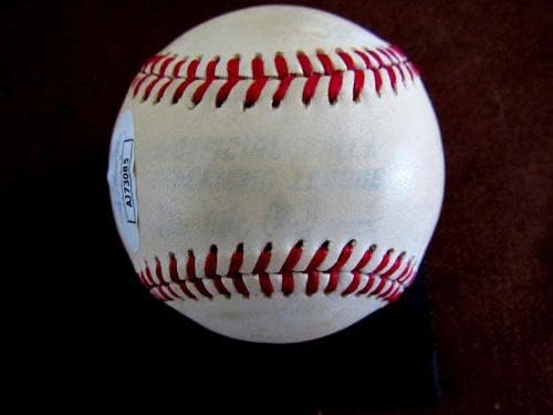 Šipka Carews Bating Twins Twins Angels Hof potpisali su auto makphail oal bejzbol JSA - autogramirani bejzbol