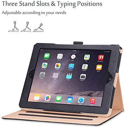 Procase iPad 2 3 4 Slučaj - STAND FOLIO FOTOR za Apple iPad 2 / iPad 3 / iPad 4 -Block