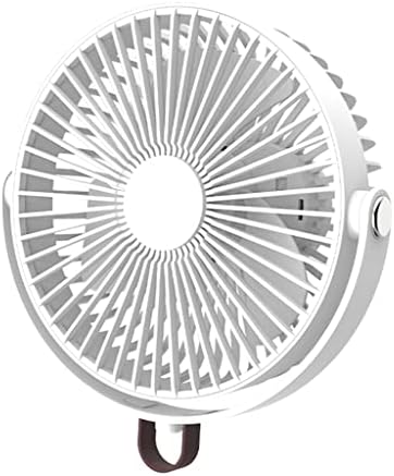 SCDCWW 3000mAh prijenosni ventilator za kampiranje sa LED lampom punjivi USB ventilator na baterije sa kukom za vješanje