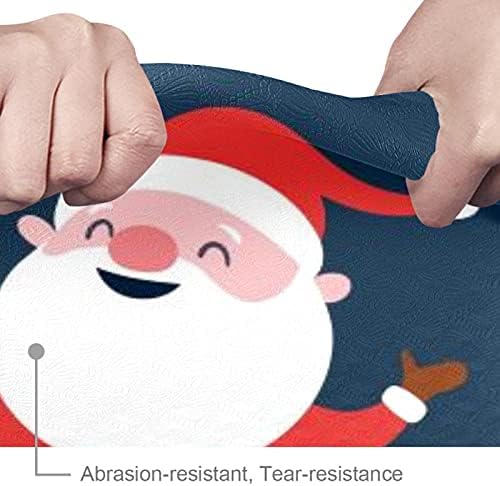 Siebzeh Funny Božić uzorak Santa Elk Božić Tree bombone Premium debeli Yoga Mat Eco Friendly gumene zdravlje & amp; fitnes non Slip