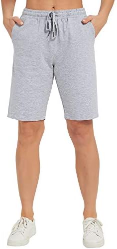 Stelle ženske Bermude 7/ 10 duge udobne pamučne trenirke ljetne salonske hlače do koljena sa dubokim džepovima