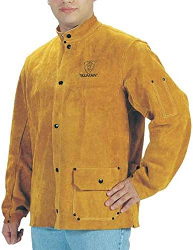 Tillman 3285 36 Smeđa premium bočna jakna za zavarivanje kravlje kože, x-velika