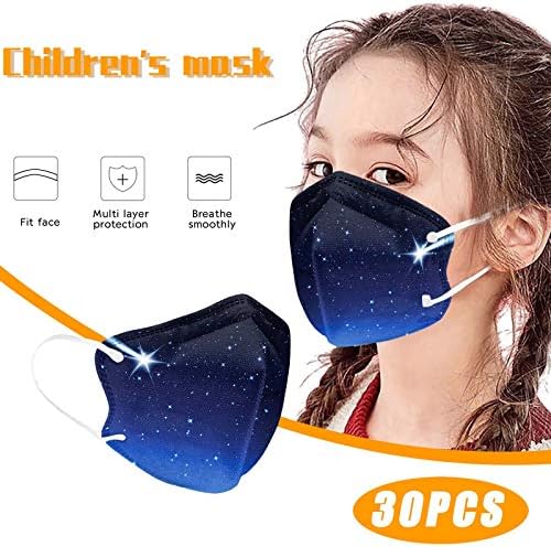 JMETRIE 30pc jednokratna maska za lice za djecu, slatke maske za štampanje maska za lice prozračna udobna maska za dijete od 2-10 godina