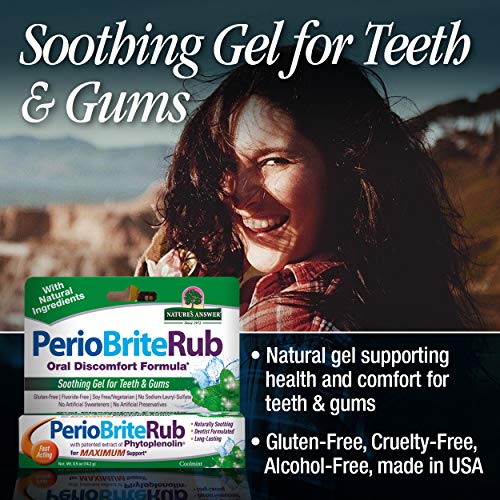 Natures Answer Periorub aktuelna Rub, 0.5 Oz stomatolog formuliran umirujući Gel za zube i desni