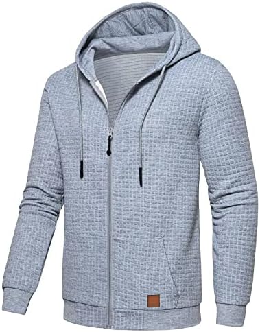 Fsahjkee Zip Slim Athletic Workout Jakna s džepovima, Zimska košulja sa zatvaračem, jakna za zimske košulje i vjetra