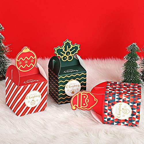 LLCUP papir za umotavanje poklona,5kom kutija za bombone kutija za pakovanje zalihe za pakovanje Santa Claus snjegović Elk Irvas bomboni