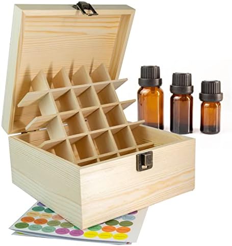 Esencijalna kutija za odlaganje ulja Drvena esencijalna ulja Prikažite držač za postolje za 15 ml boca za nokte za nokte.