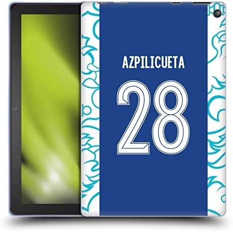 Dizajni za glavu Službeno licencirani Chelsea Fudbalski klub César Azpilicueta 2022/23 Igrači Kućni komplet Soft Gel Case kompatibilan