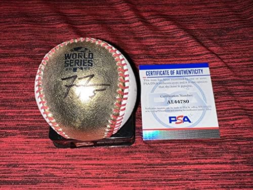 Freddie Freeman potpisao je službeno 2021 World Series Baseball Atlanta Braves PSA # 2 - autogramirani bejzbol