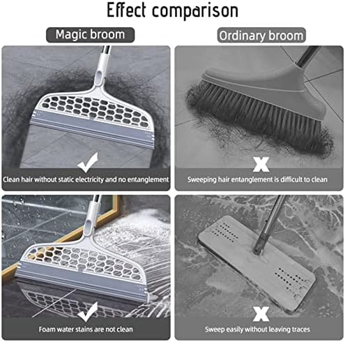 KNFUT MATERSKE MAGINA, silikonska čarobna metla za čišćenje Chicateee PET kose prašine metle silikonske podne brise za brisanje kupaonica Alati za čišćenje domaćinstava