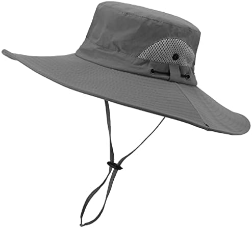 Muškarci Sun Hat Vanjski kašika Široka Brim Boonie Hat UV zaštita od sunca Ribolov Pješačke šešire