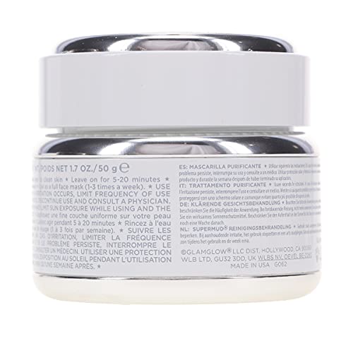 Glamglow Supermud maska za čišćenje aktivnog uglja ograničeno izdanje-1.7 oz