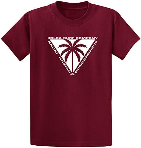 Koloa Surf Triangulirani palminski lagani prednji logotip majice