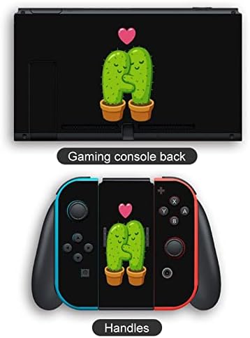 Cartoon Cactus Hug naljepnice za naljepnice pokrivaju zaštitnu prednju ploču za Nintendo Switch