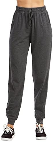 Sofra ženski dres pamuk jogger hlače sa bočnim džepovima za joga trčanje treninga