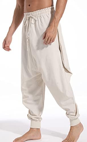 Aitfineizam muški pamučni baggy hippie boho cigant aladdin joga harem hlače