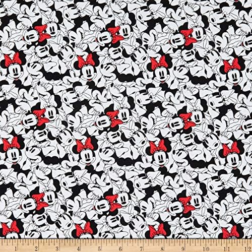 Disney Minnie Mouse sanja u tačkama Minnie bacio Stack bijela, tkanina pored dvorišta