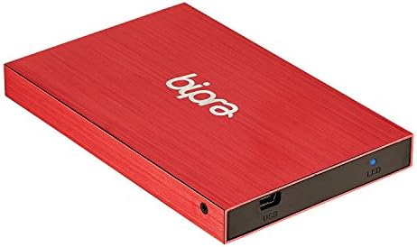BIPRA 40Gb 40 Gb 2.5 inčni eksterni Hard disk prijenosni USB 2.0-Red-Fat32