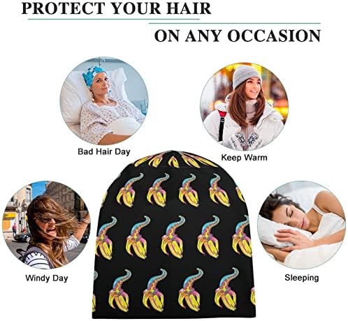 Banana Hobotnica unisex Beanie Hat topla lobanja kapa za pulover za spavanje casual jedna veličina