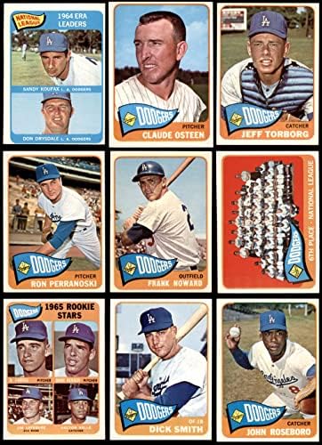 1965. TOPPS Los Angeles Dodgers u blizini Team Set Los Angeles Dodgers Ex Dodgers