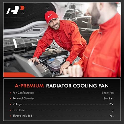 Montaža ventilatora hlađenja hlađenja hlađenja motora premium sa Chevrolet Corvette 2005-2013 i Cadillac XLR 2005-2009, 4.4L 4.6L