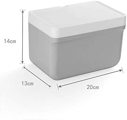 Aerveal WC rolo papir kutije za papir montiran HOLDY HOLDER Organizator tkiva za kuhinju kupaonicu svijetlo siva